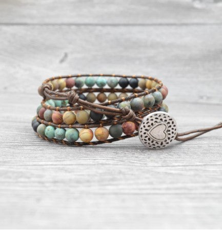 stone bead bracelet