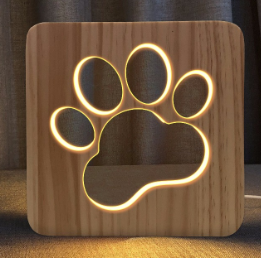 Wood Carved LED Night Lights