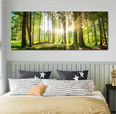 pine forest print in BR