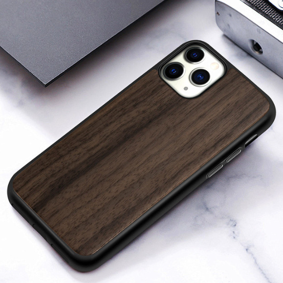real wood walnut iphone case