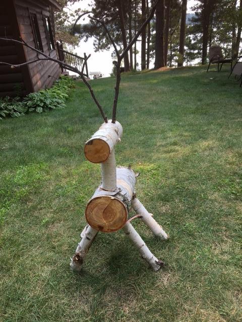 reindeer made from birch