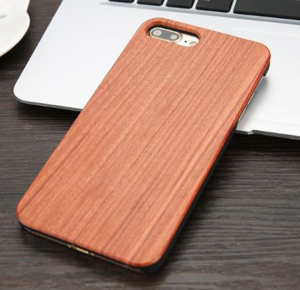 rosewood grain iphone case