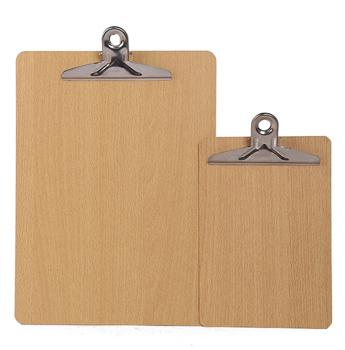large and small wood clip board