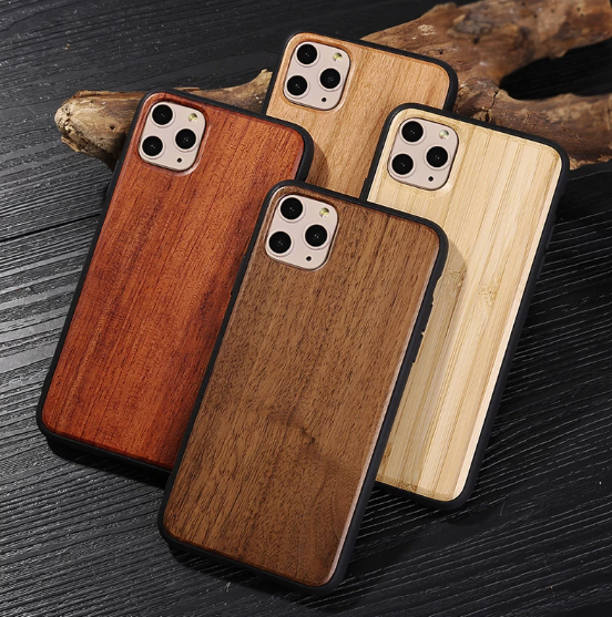 solid wood iphone cases