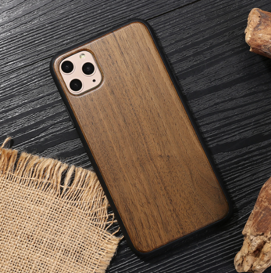 solid wood iphone case-walnut