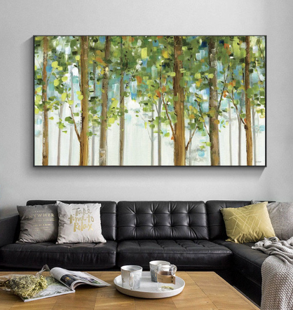 summer in the woods canvas print