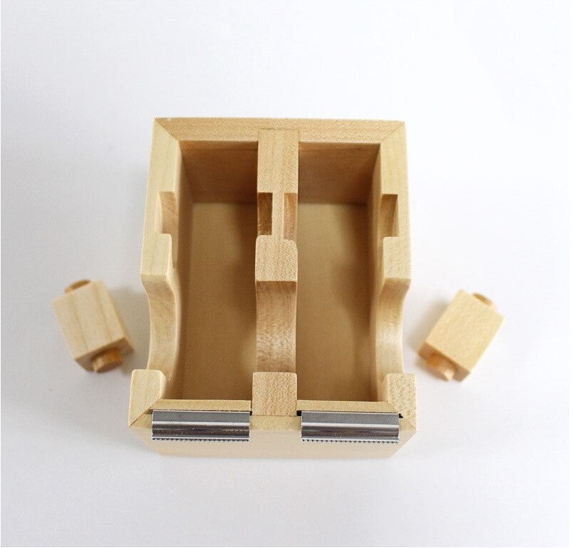 double tape dispenser wooden parts