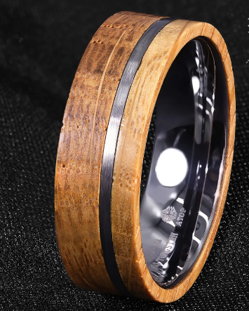 mens wooden ring