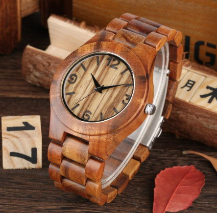 vintage wood watch