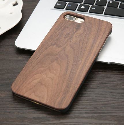 walnut wood iphone case