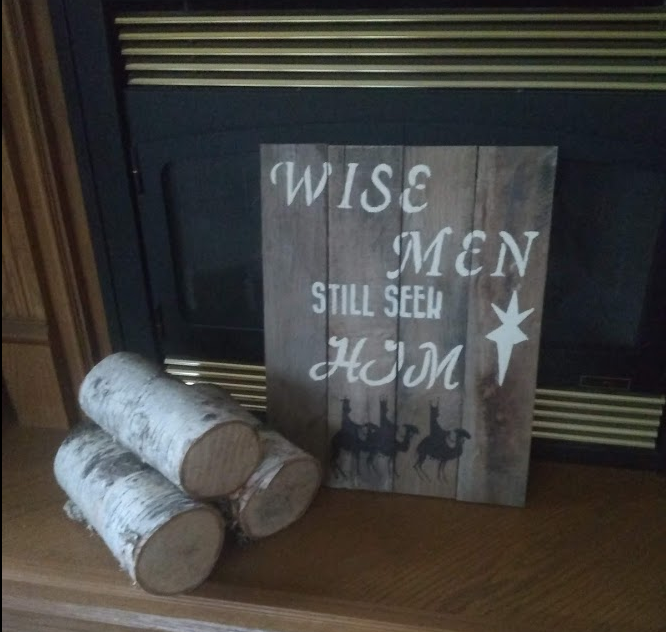 Wise Men pallet sign-fp