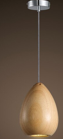 wood case light hanging teardrop-on