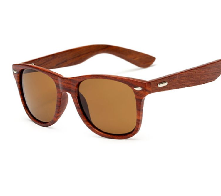 wood frame sunglasses