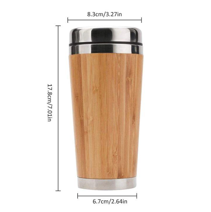 wood grain stainless steel tumbler dimensions