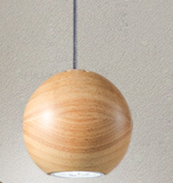 wood cased light-round