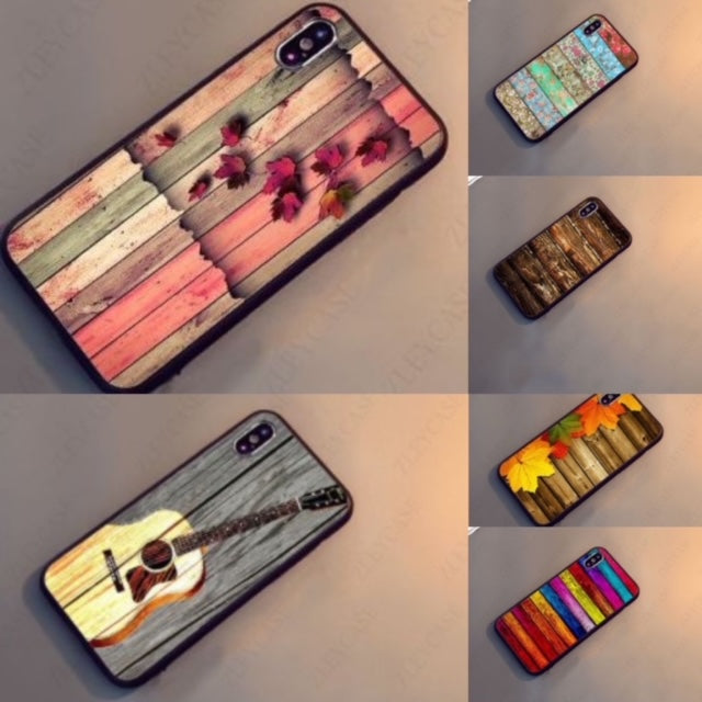 wood choice phone case options