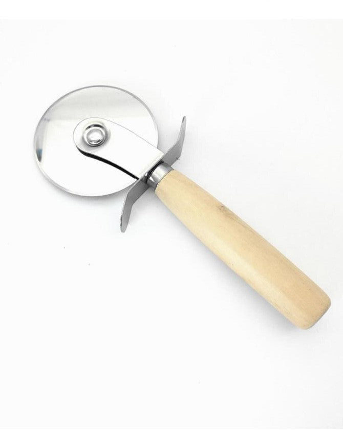 wood handle pizza cutter