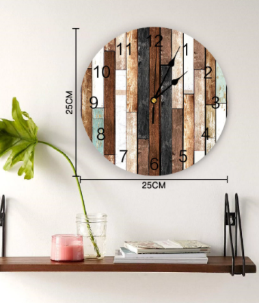 wood plank clock-measurements