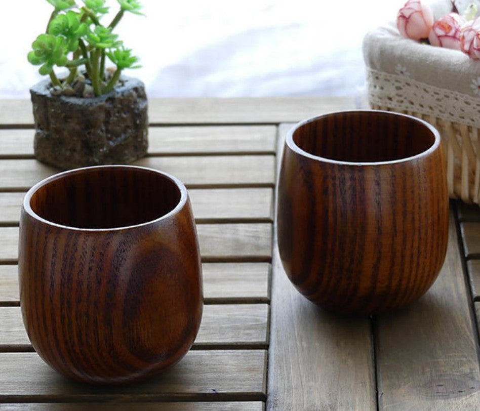 darker wood wine tumblers